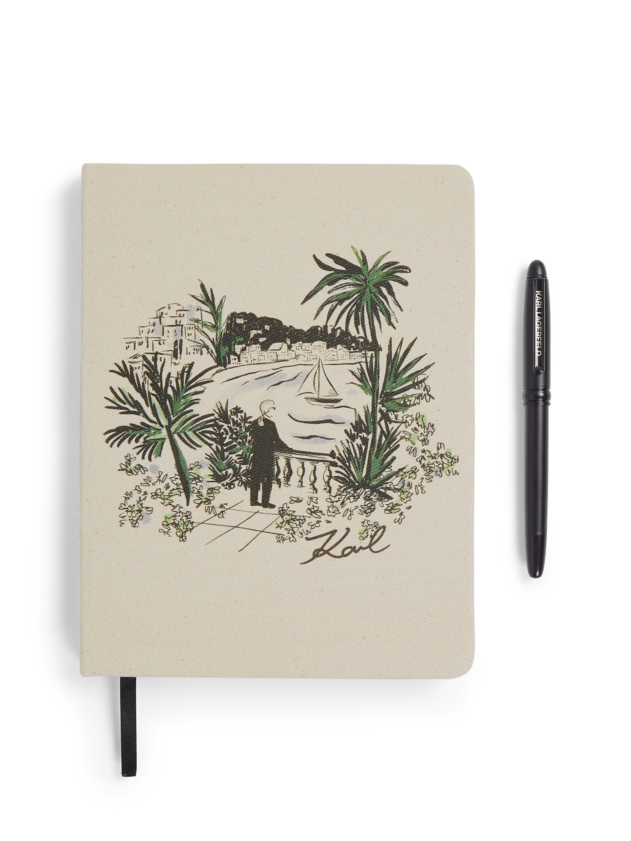 Karl Lagerfeld Канцтовары 'Villa la Vigie' в Бежевый: спереди