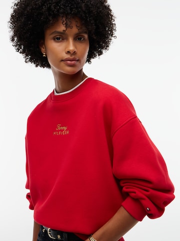 Felpa di TOMMY HILFIGER in rosso