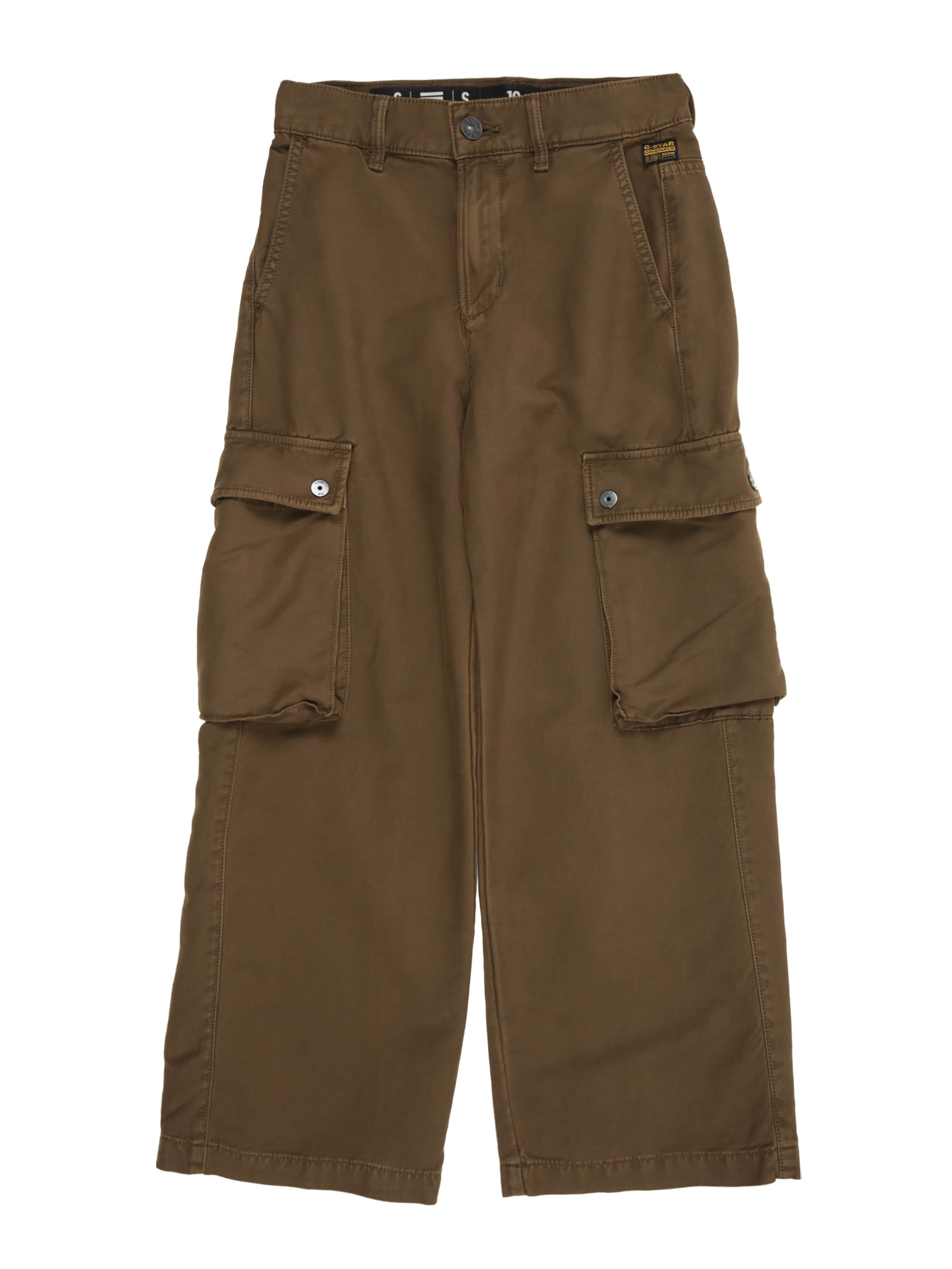 G-STAR Široký strih Nohavice - Zelená: predná strana