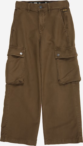 G-STAR Wide Leg Housut värissä vihreä: etupuoli