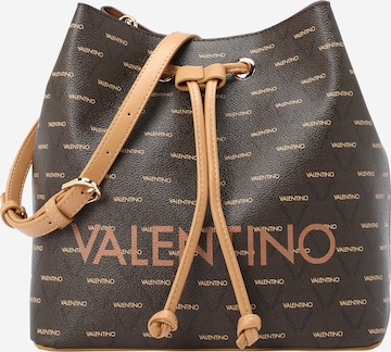 VALENTINO - Mala de bolsa 'LIUTO' em castanho: frente