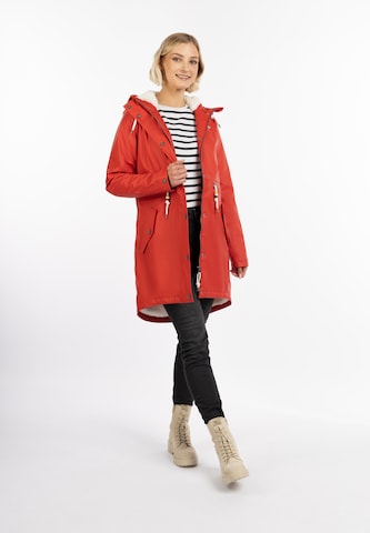 Manteau fonctionnel Schmuddelwedda en rouge