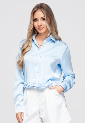 Ombre Blouse 'OW-SH-E0059' in Blauw: voorkant