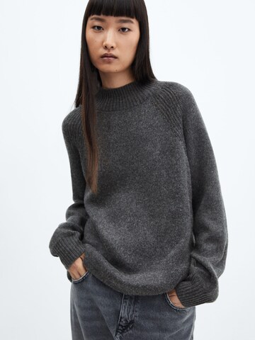 MANGO Pullover 'Basta' in Grau: predná strana