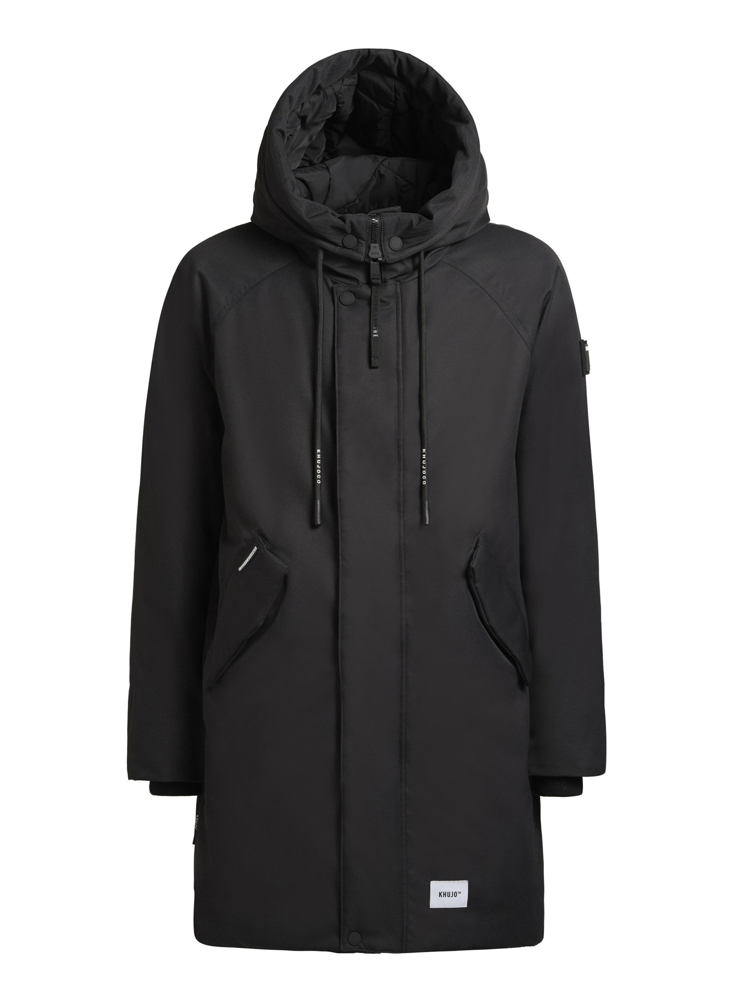 khujo Functionele jas ' Anth-YM ' in Zwart: voorkant