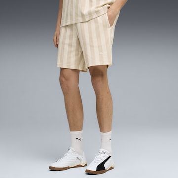 PUMA Regular Sportbroek in Beige