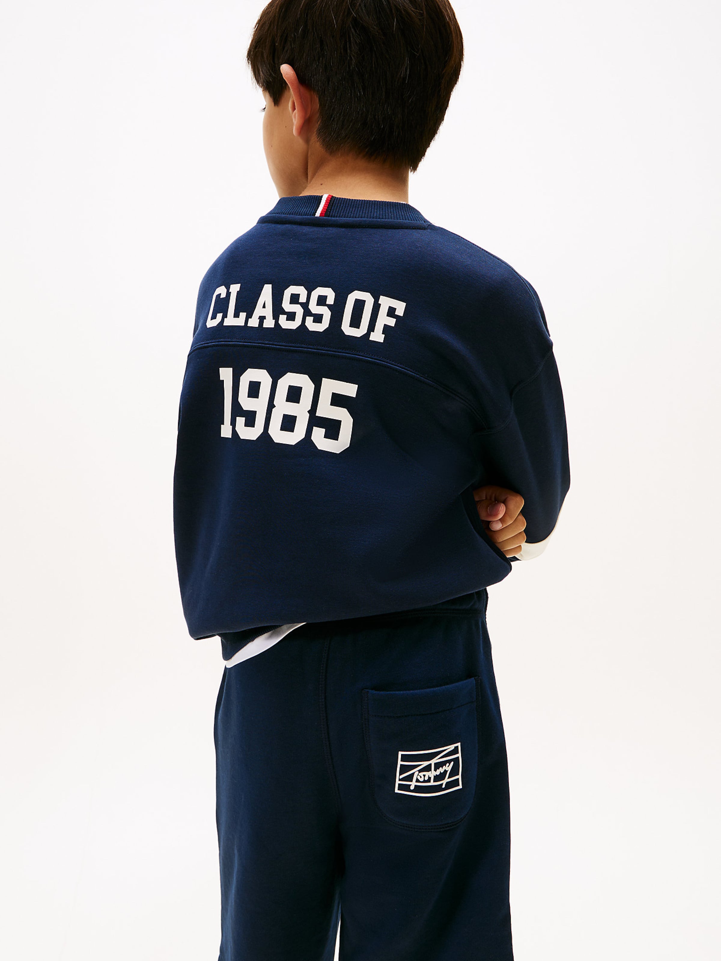 Regular Pantalon 'Varsity Sweat' TOMMY HILFIGER en bleu