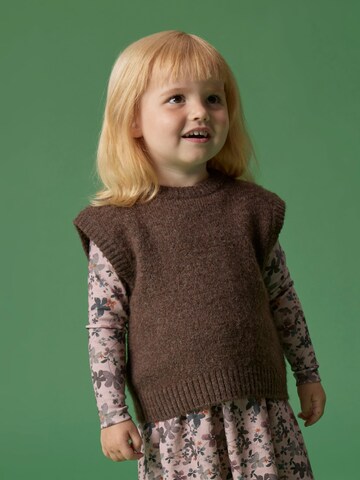 Gilet NAME IT en marron : devant