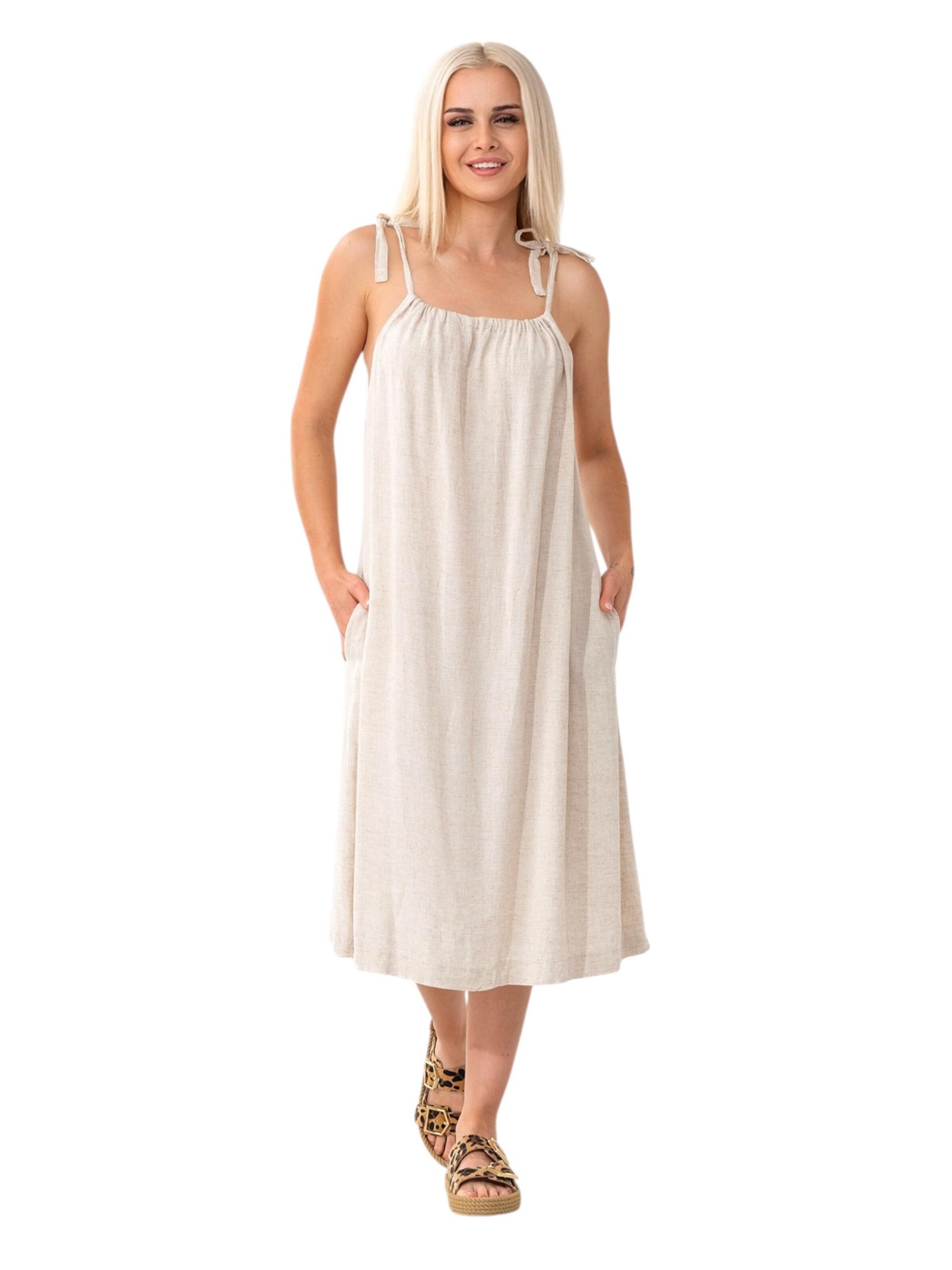 Robe d’été 'LEA' WENOR en beige