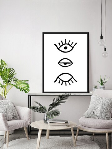 Liv Corday Image 'Eyes' in White