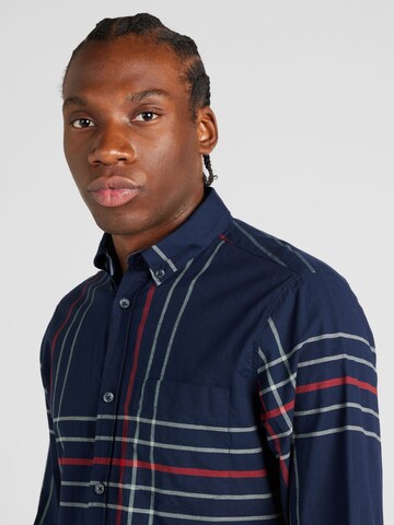 s.Oliver Regular fit Button Up Shirt in Blue