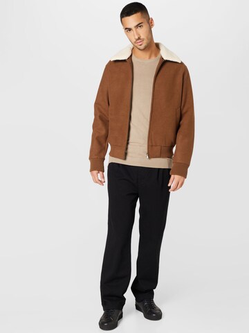 JACK & JONES Between-Season Jacket 'KEITH' in Brown