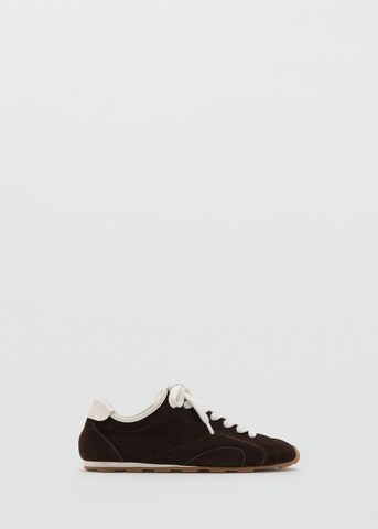 MANGO Sneaker 'Poly' in Braun