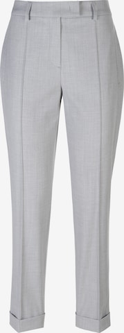 Basler Pleated Pants in Grey: front