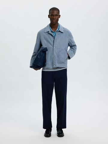 SELECTED - Chaqueta de entretiempo en azul