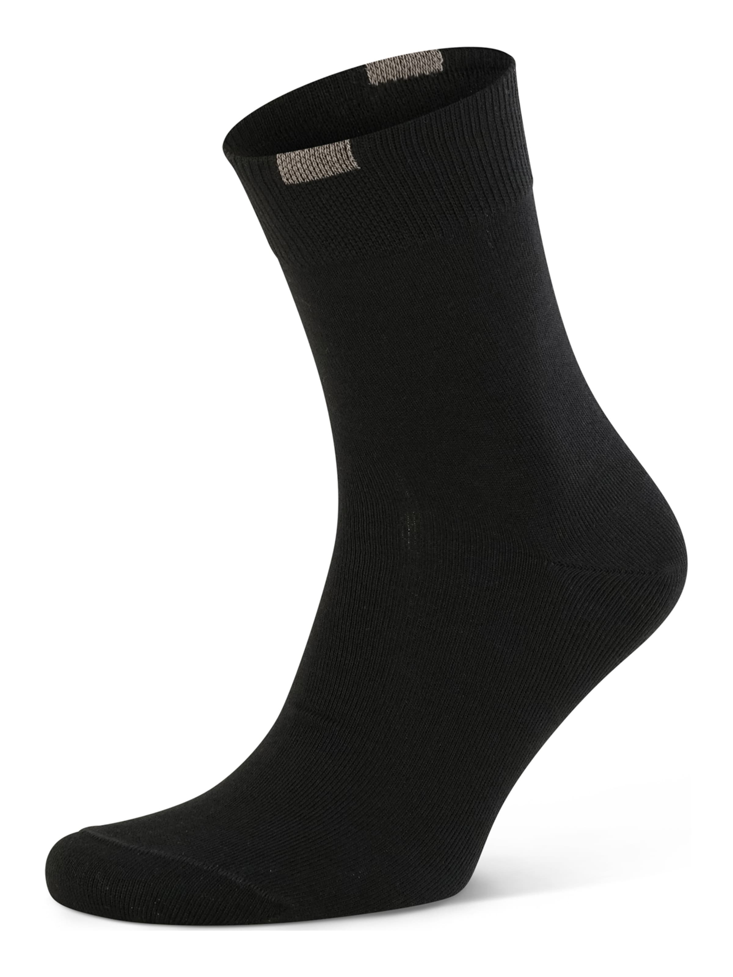 Nur Die Socks in Black: front