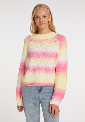 Pull-over MYMO en rose : devant