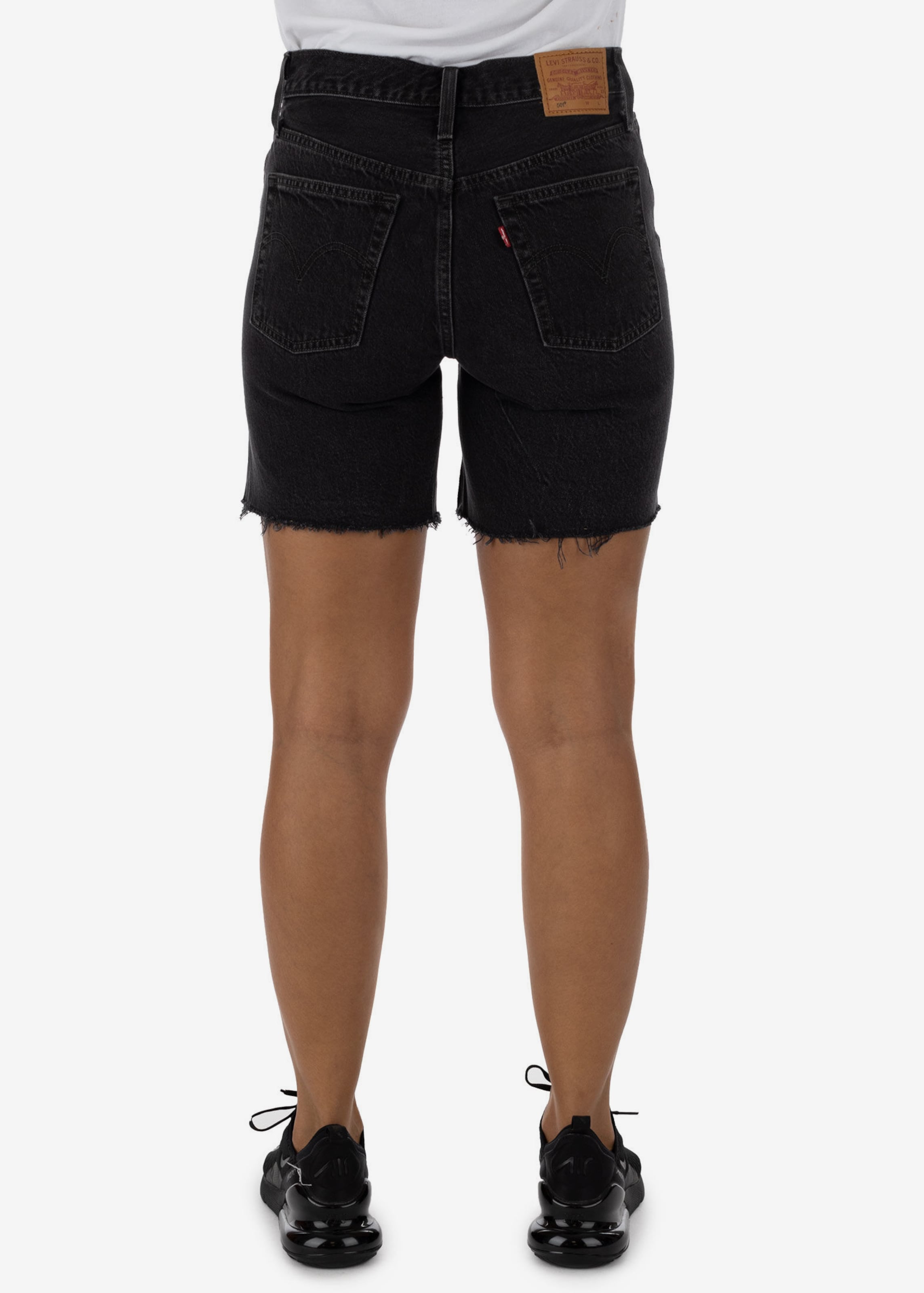 LEVI'S Jeans '501® MID THIGH SHORT BLACKS' in Black | ABOUT YOU