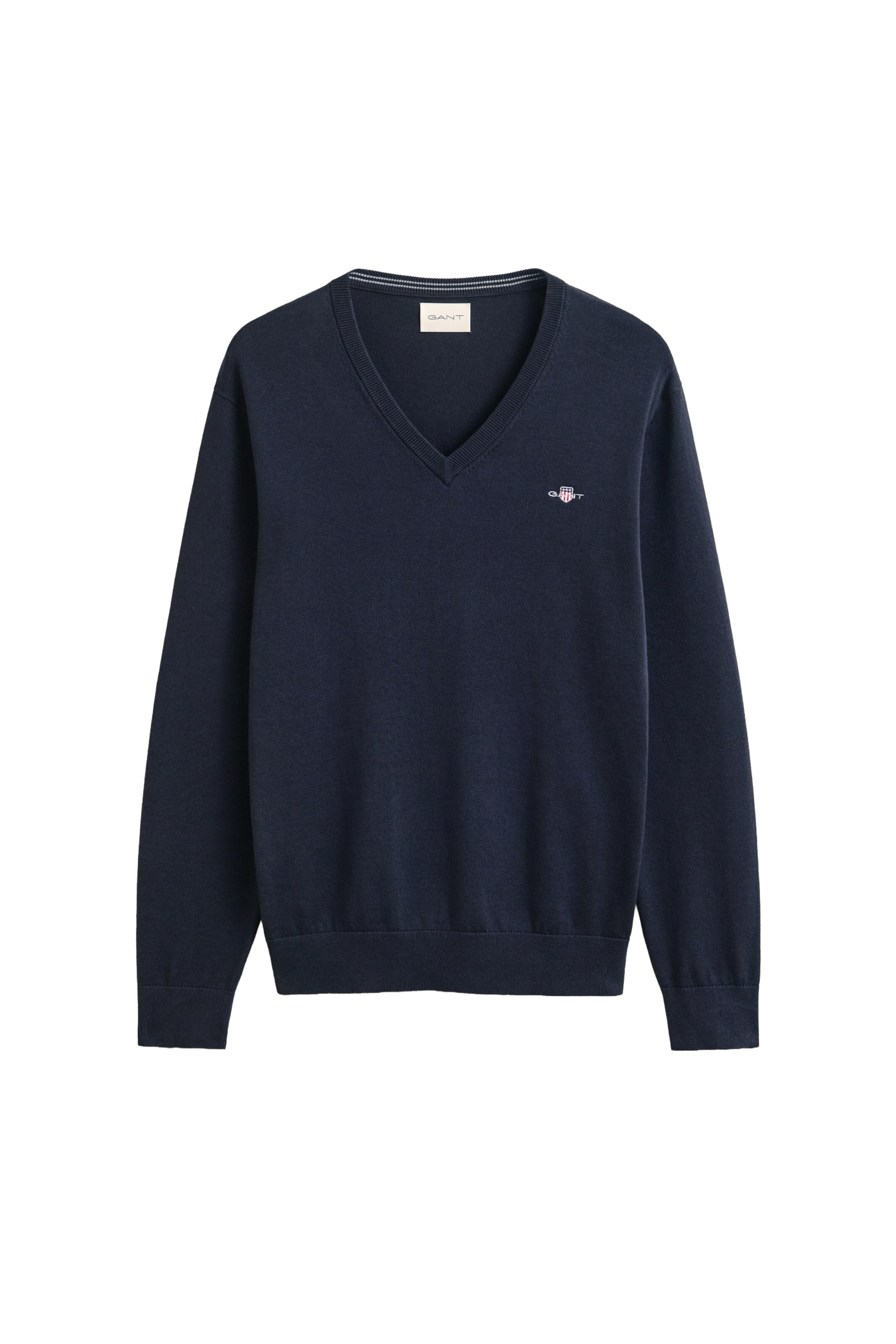 GANT Sweter 'CLASSIC' w kolorze niebieski: przód