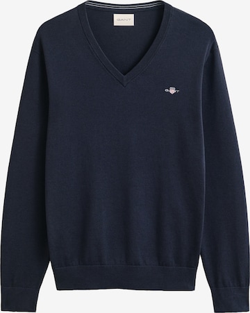 GANT Sweter 'CLASSIC' w kolorze niebieski: przód