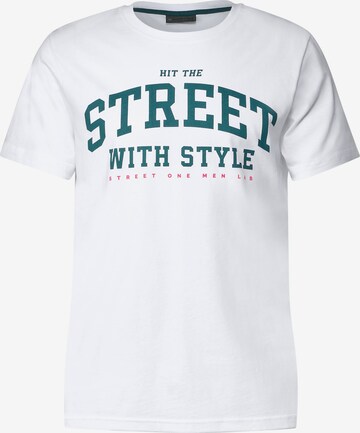 Street One MEN Shirt in Weiß: predná strana