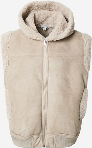 TOPSHOP Bodywarmer in Bruin: voorkant