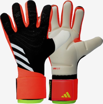 ADIDAS PERFORMANCE Athletic Gloves in Black: front