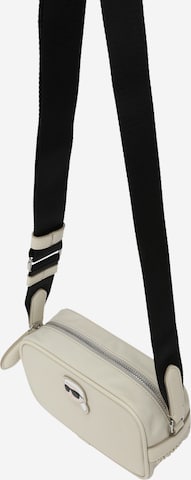 Karl Lagerfeld Taška cez rameno 'Ikonik 2.0' - Béžová: predná strana