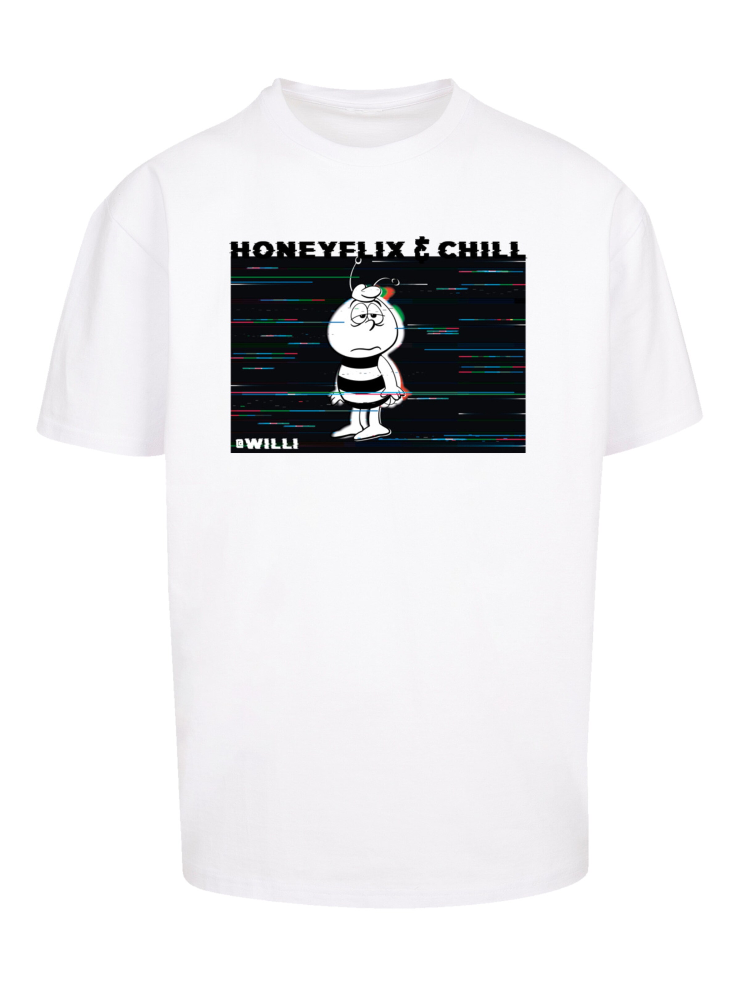 T-Shirt F4NT4STIC en blanc : devant