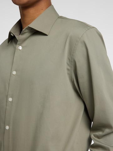 Slim fit Camicia di SELECTED HOMME in grigio