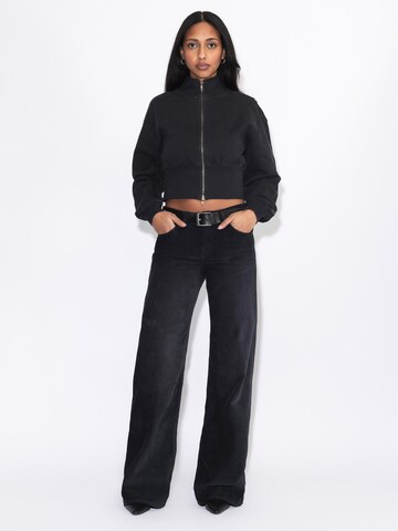 Dr. Denim Regular Jeans 'Rhue Low Wide' in Black