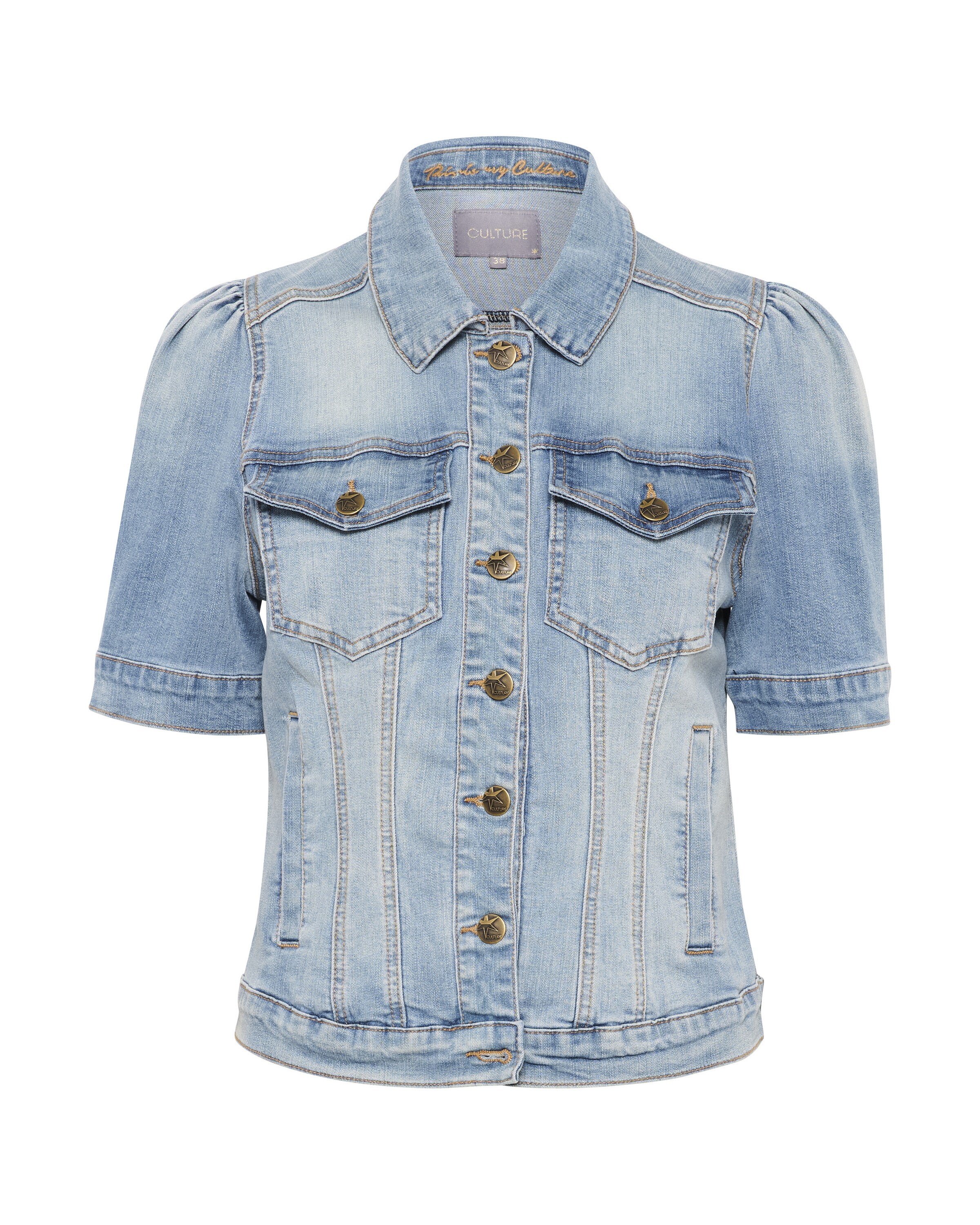 Veste mi-saison 'Briana ' CULTURE en bleu : devant