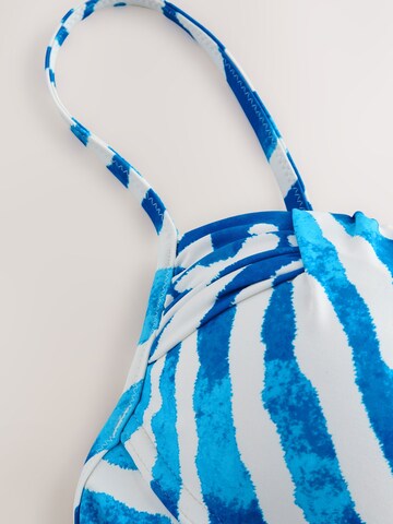 Next - Clásico Top de bikini en azul