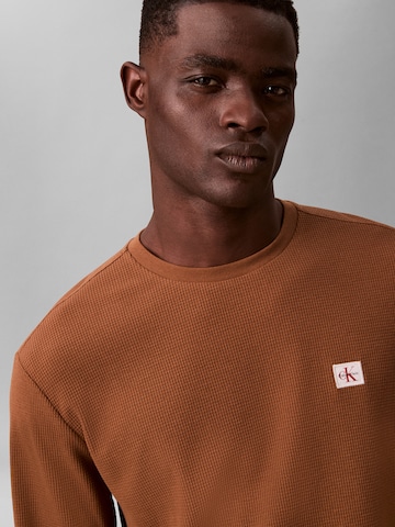 Calvin Klein Jeans Majica | rjava barva