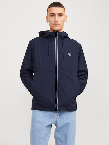 JACK & JONES Tussenjas 'Blubrook' in Blauw: voorkant