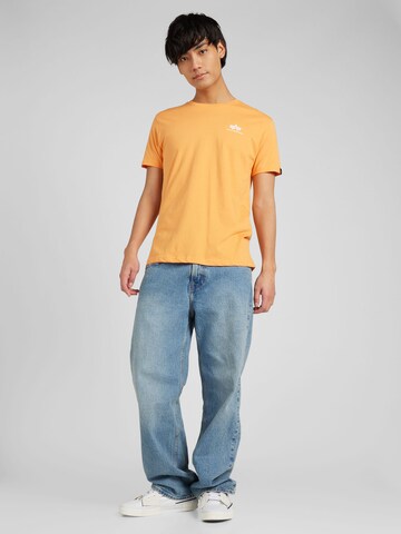 ALPHA INDUSTRIES Regular fit T-shirt i orange