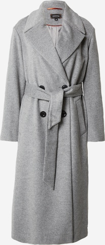 COMMA Between-Seasons Coat in Grey: front