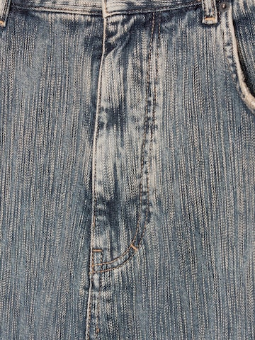 Wide Leg Jean Pull&Bear en bleu