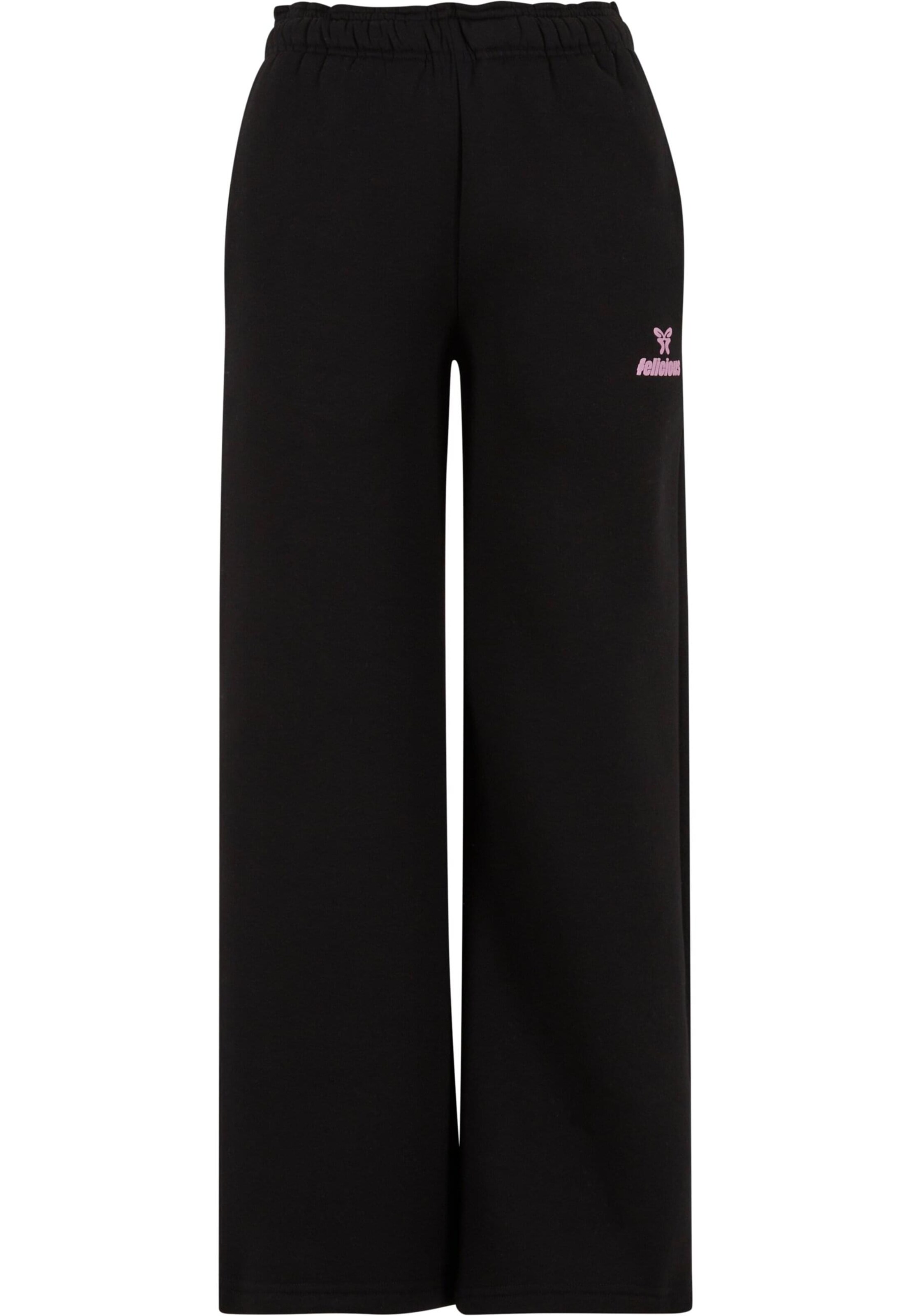 Felicious Loosefit Bukser i sort: forside