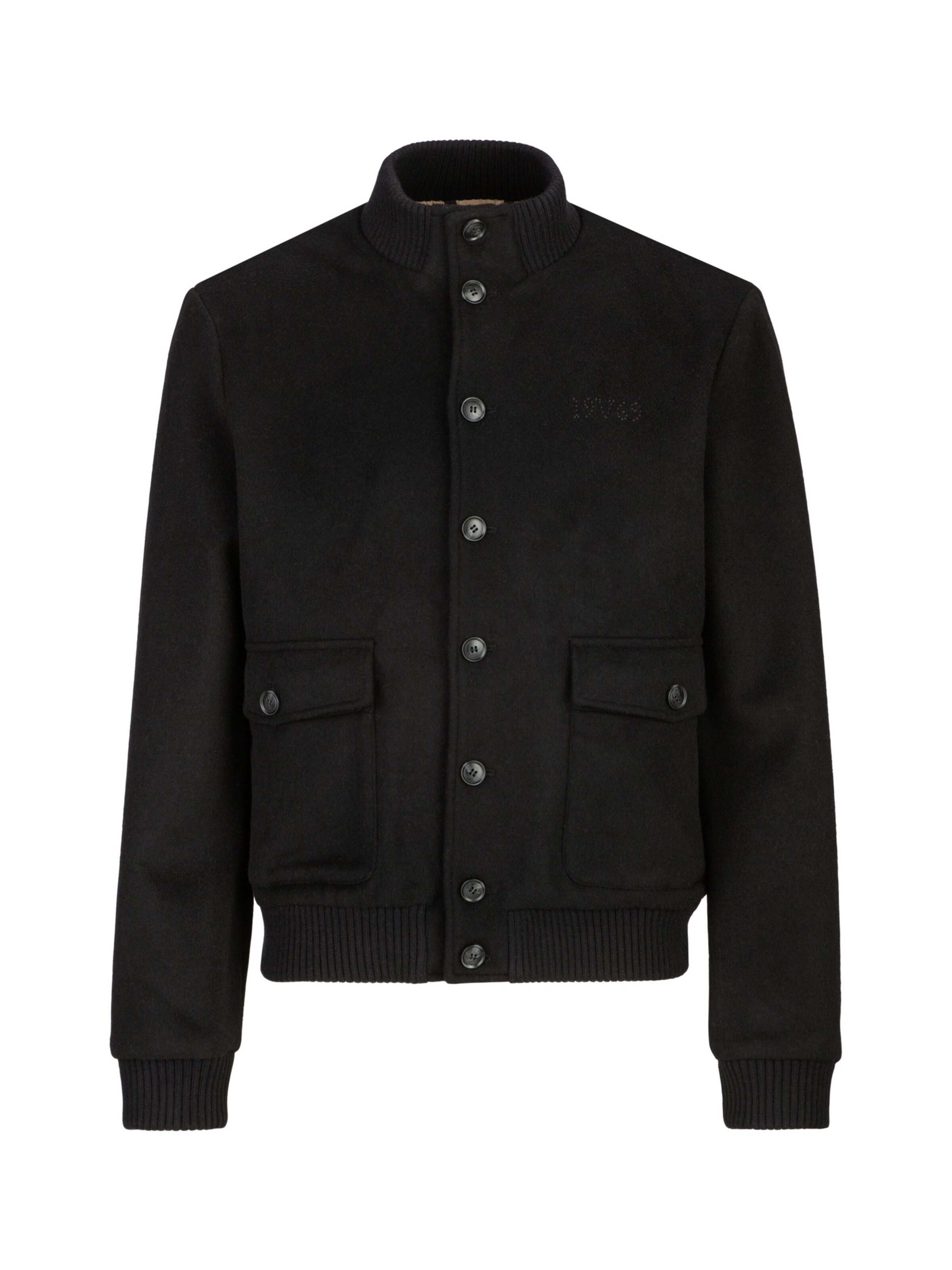 19V69 ITALIA Between-season jacket 'Fabiano Street' in Black: front