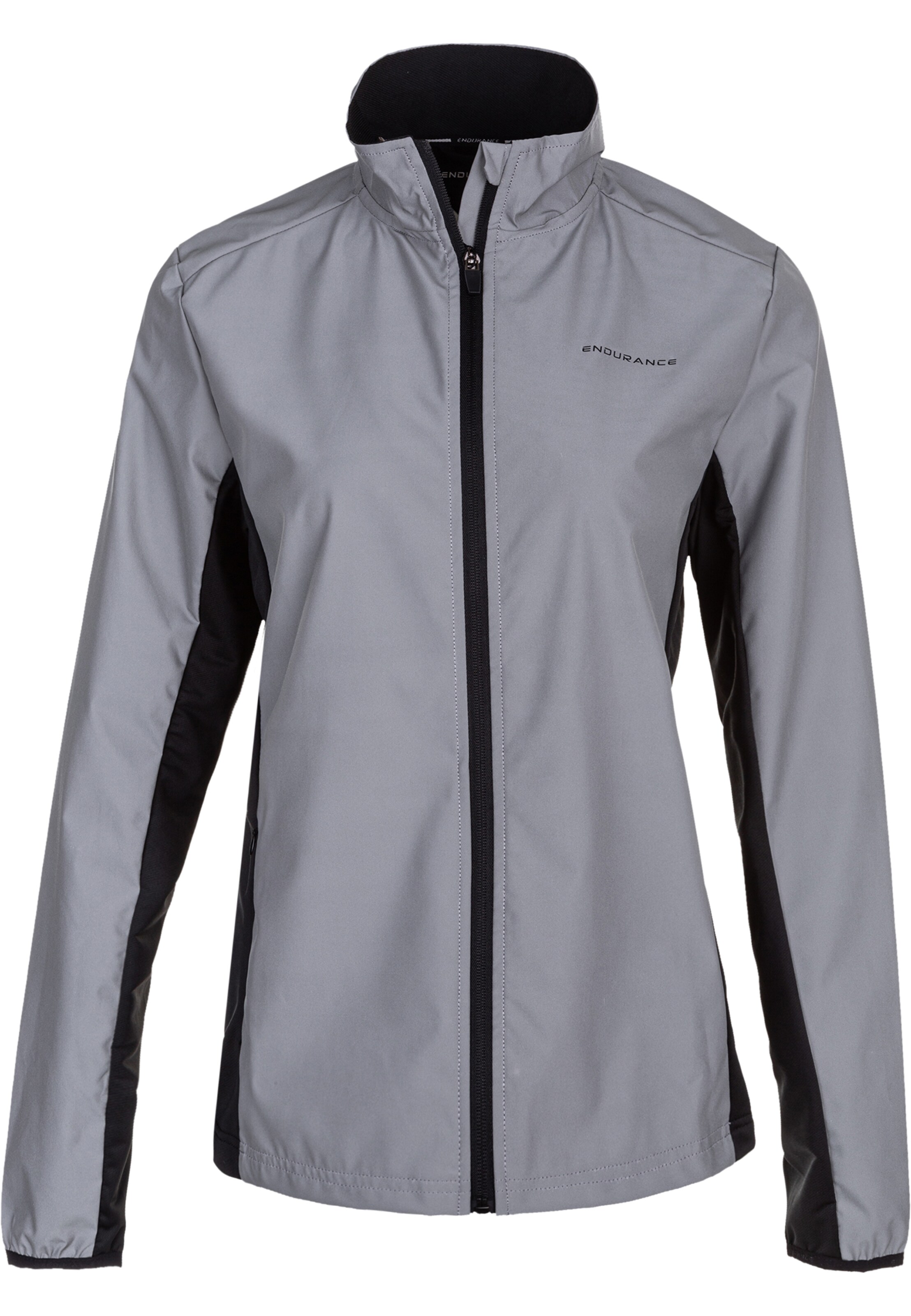 ENDURANCE Sportjacke 'Rumey' in Silber: Vorderseite