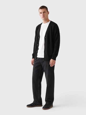 TRAPP Knit Cardigan in Black