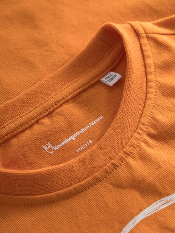 KnowledgeCotton Apparel Majica | oranžna barva