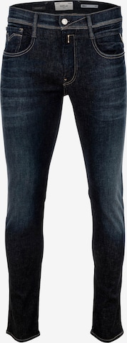 Coupe slim Jean 'Anbass' REPLAY en bleu : devant