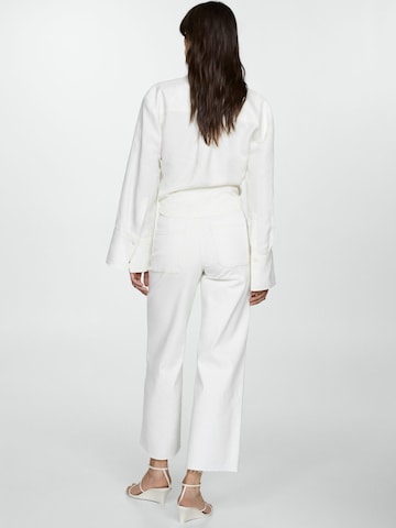 MANGO Wide Leg Jeans 'Catherin' in Weiß