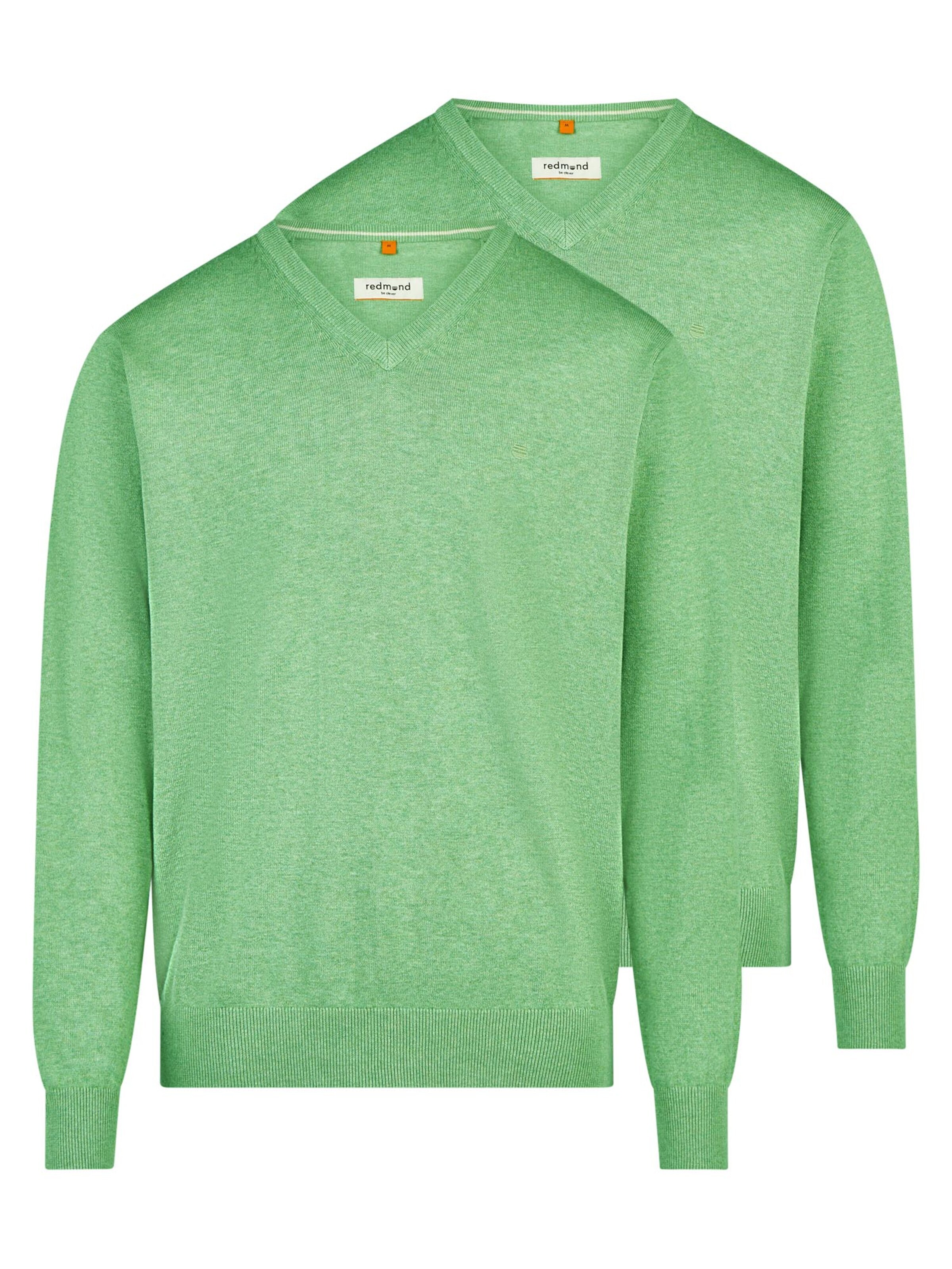 redmond Sweater 'Basic' in Green: front