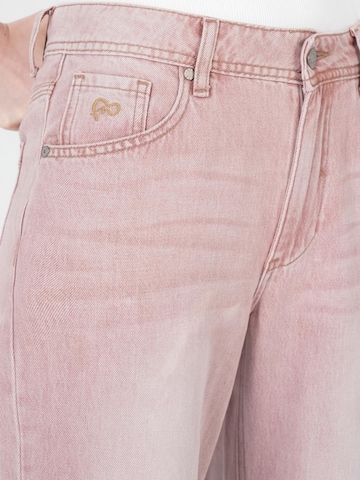 M.O.D MIRACLE OF DENIM Wide leg Jeans in Roze