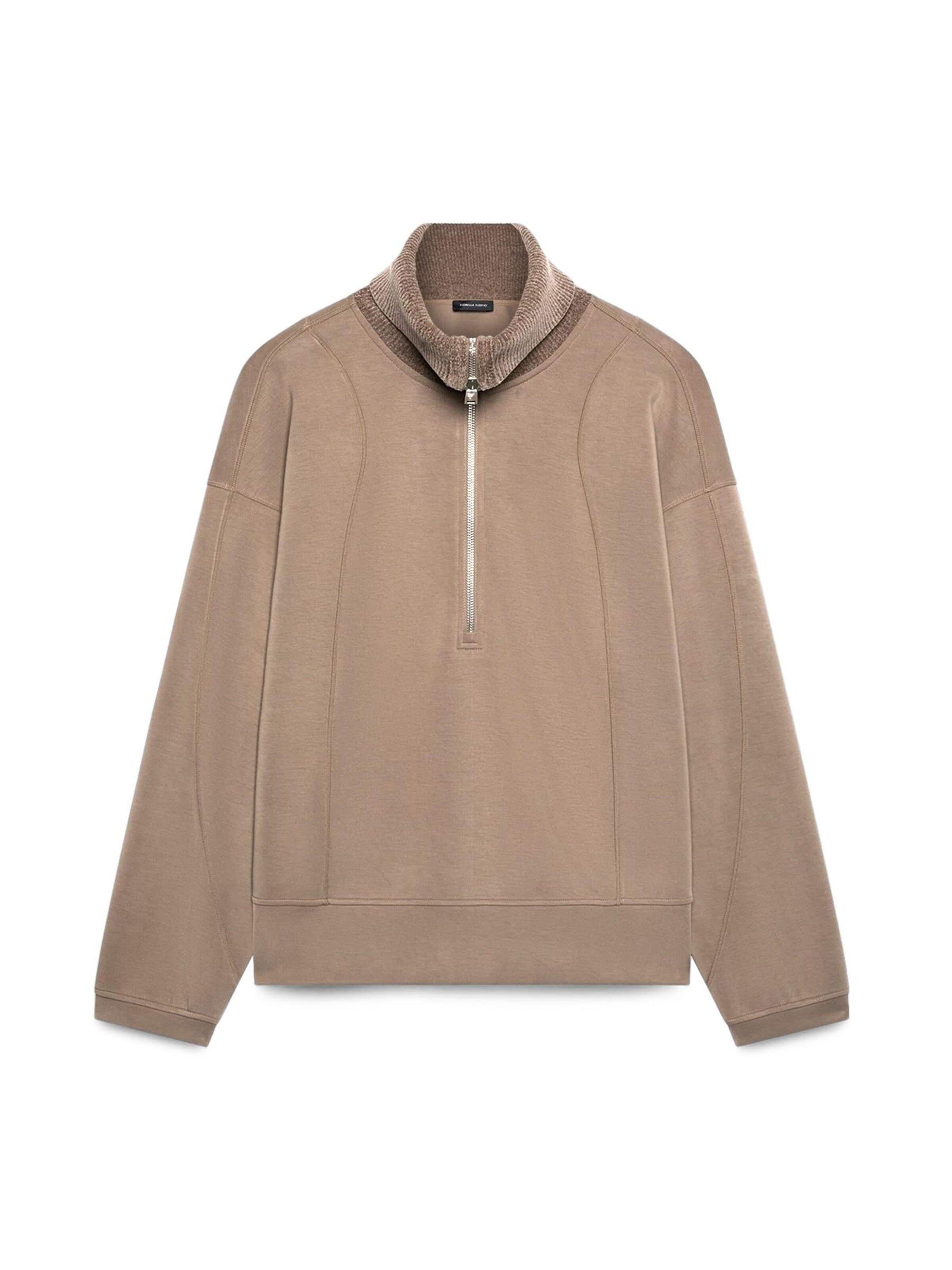 Fiorella Rubino Sweatshirt in Brown: front