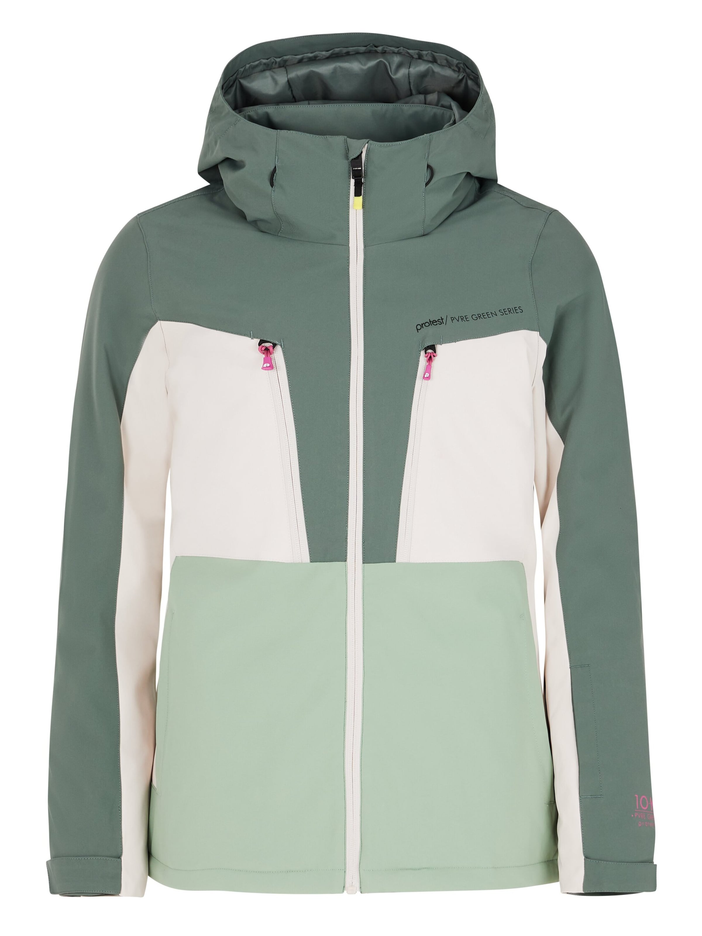 PROTEST Sportjacke 'PRTCALIDA'‌‌‌‌‌‌‌‌‌ in Grün: Vorderseite