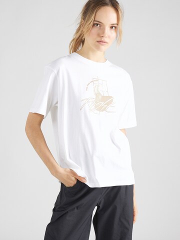 Jordan T-shirt i vit: framsida